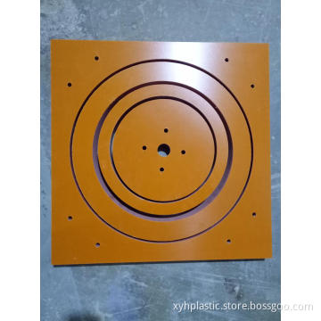 Insulation Material Orange Bakelite Sheet CNC engraving
